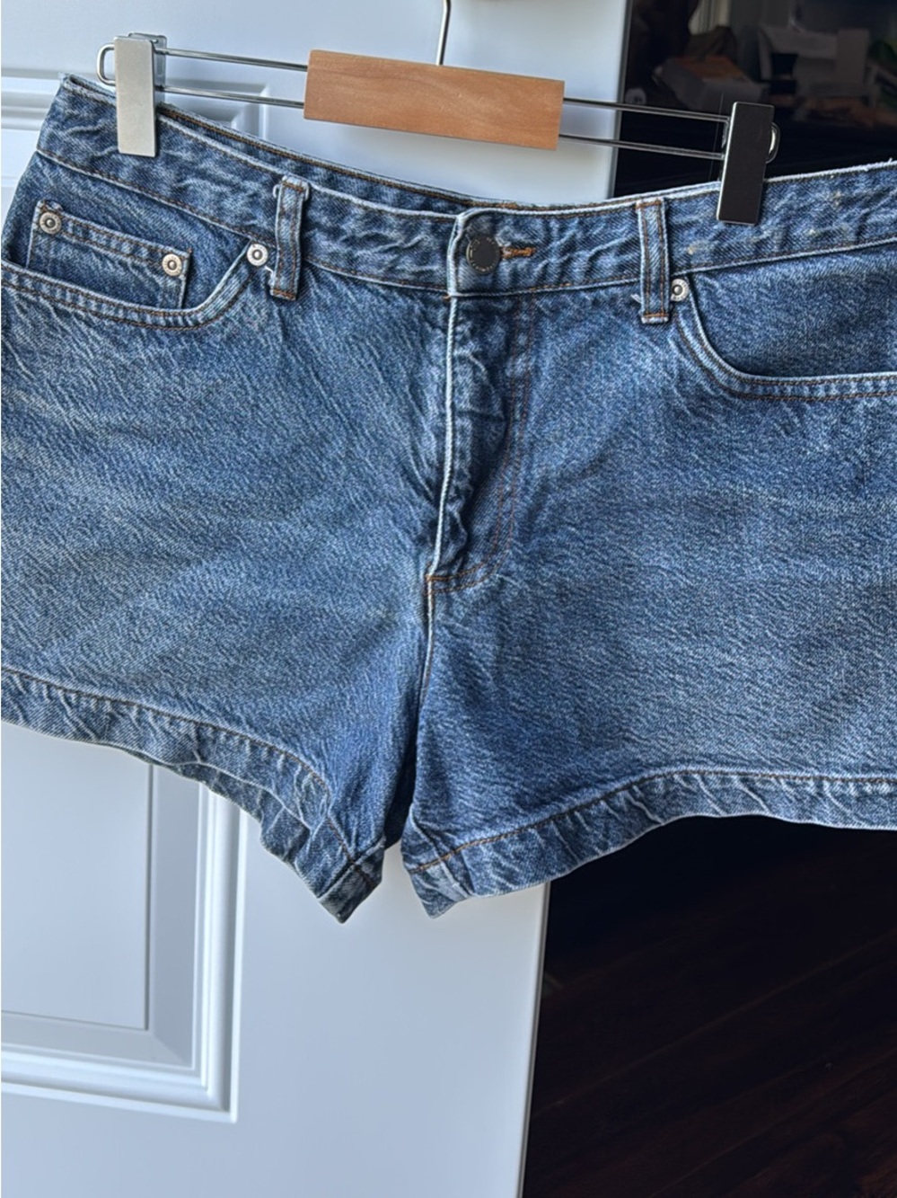 Smart Set Faded Blue Denim Jean Shorts